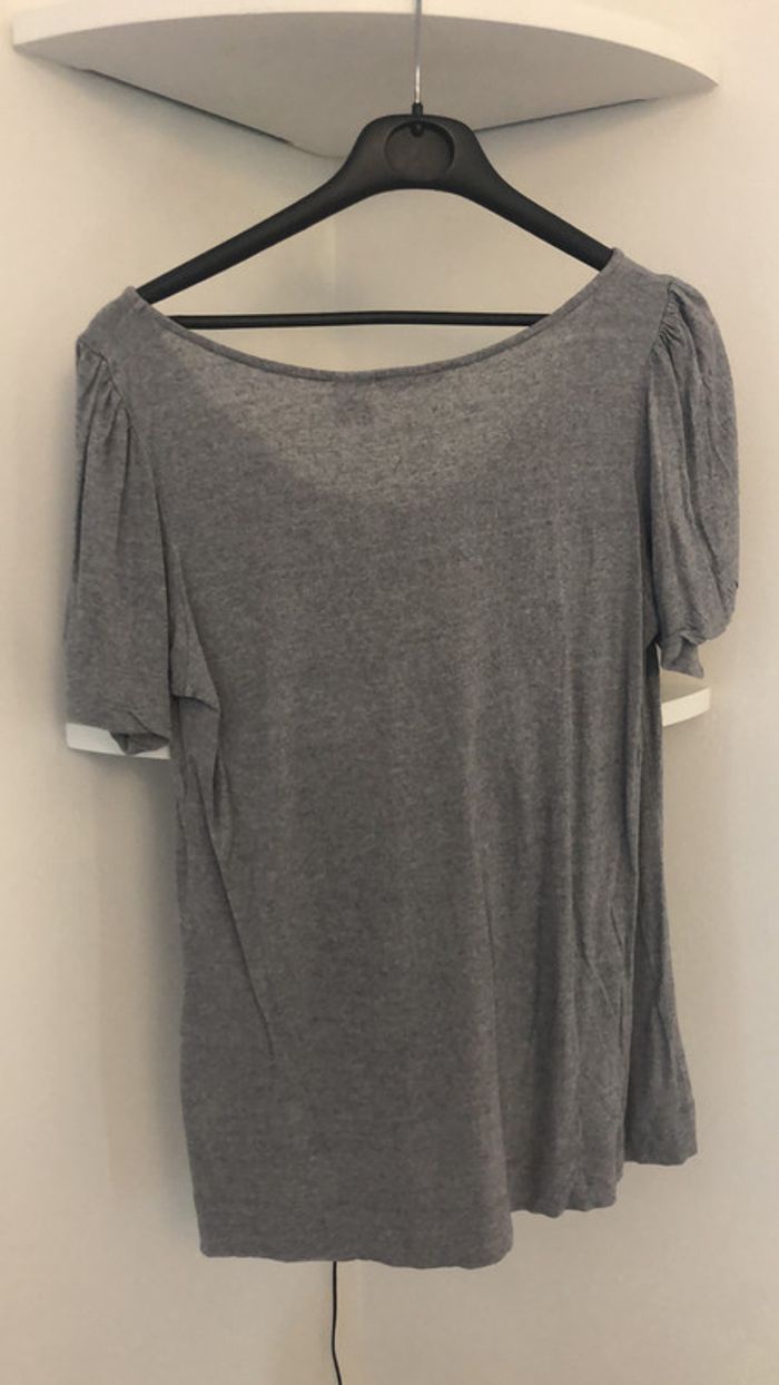 Tee shirt gris soft grey tout simple taille 38/40 - photo numéro 7