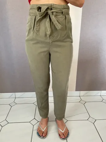 Pantalon kaki fluide