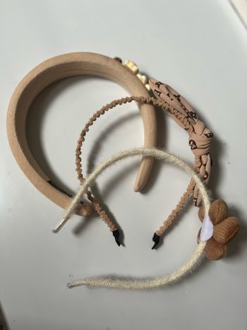 Lot de 3 Serre tete fille avec 3 motif cute