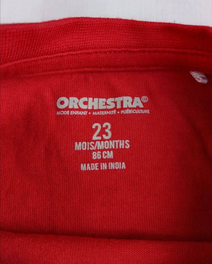 Tee-shirt manches longues de Noël 23 mois Orchestra - photo numéro 3