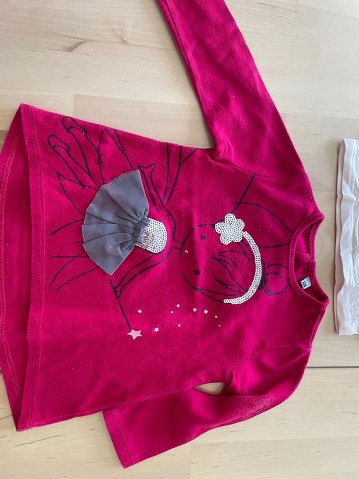 Lot de 12 tee shirts ML 12 mois fille - photo numéro 4