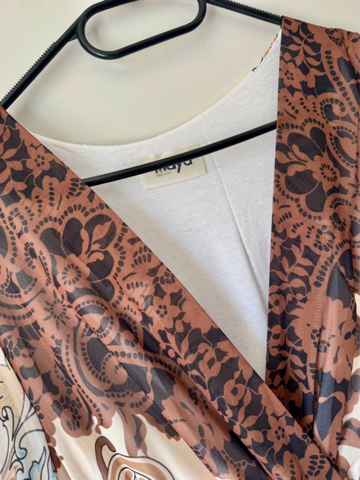 👗🌞Magnifique Robe longue d’été légère - taille unique - neuf sans étiquette - maya - photo numéro 3
