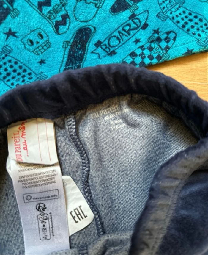 Pyjama velour skates tête de mort - photo numéro 4
