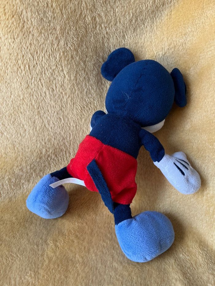 Peluche Mickey bleu marine - photo numéro 3