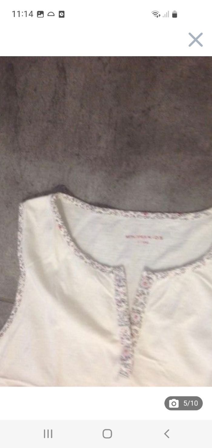 Pyjashort fille Monoprix Kids 12 ans blanc et imprimé - photo numéro 5