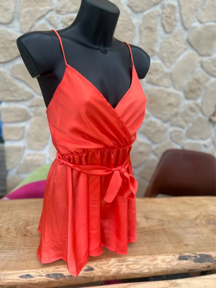 Combishort combi satin femme new collection taille S M T.U été bretelles - photo numéro 10