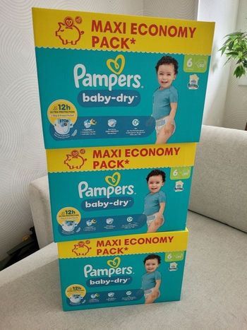 Couche pampers taille 6