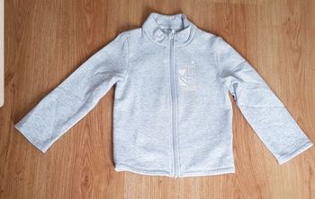 Veste polaire zippée Decathlon 4/5 ans (103-112 cm) - Mixte - Intérieur Fourré