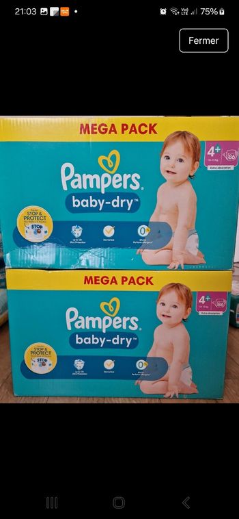 Pampers t4plus
