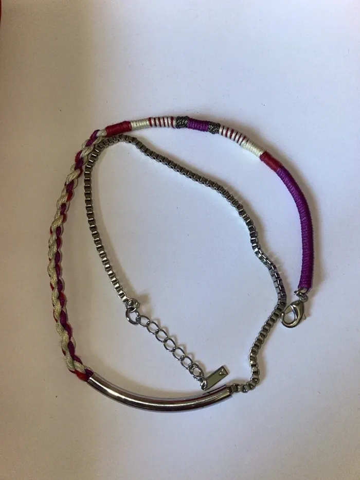 Lot 2 bracelets violets et 1 bague - photo numéro 4