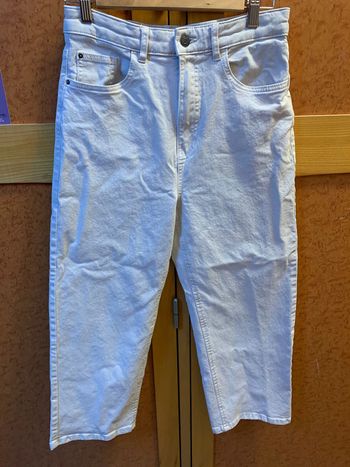 Joli pantalon blanc taille 40 Esprit