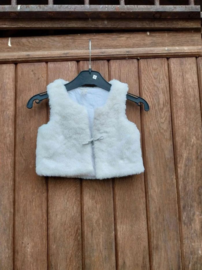 Gilet sans manche bébé fille 18 mois