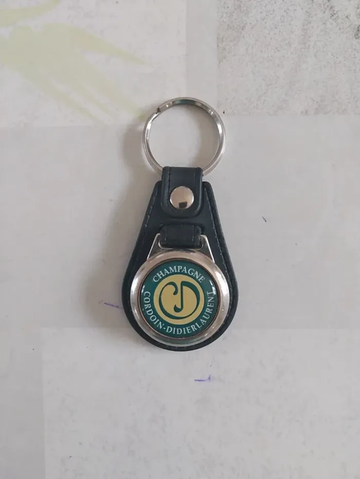 Porte clé en cuir jeton de caddie NEUF