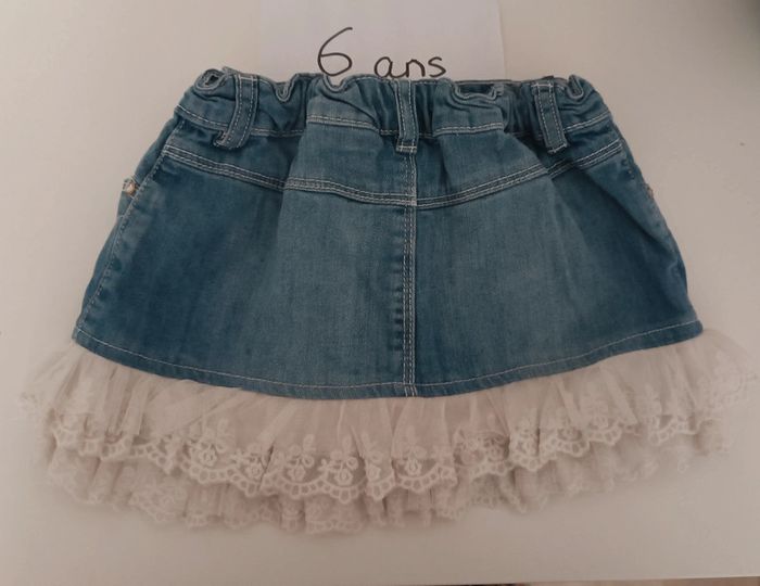 Jupe en jean 6 ans - photo numéro 2