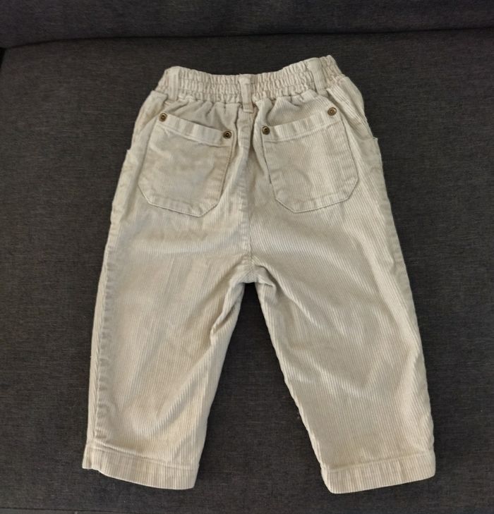 Pantalon velours taille 12 mois - photo numéro 2
