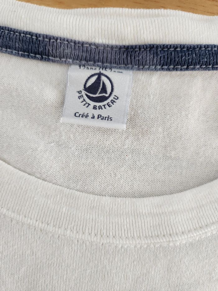 Tee-shirt dans ma cabane inscription Petit Bateau - photo numéro 3