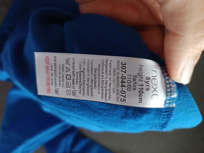 Haut sweat bleu 5 ans - photo numéro 4