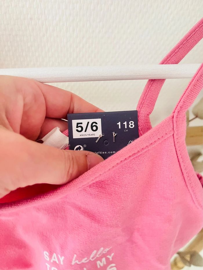 Combi Short rose Lefties 5/6 ans - photo numéro 4