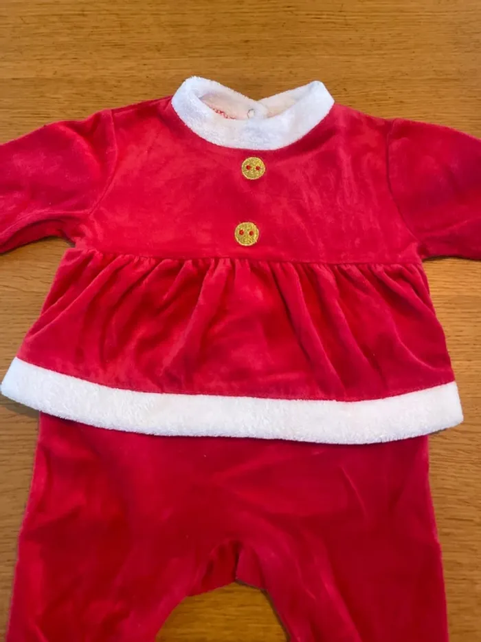 Pyjama pere noel fille 9 mois - photo numéro 2