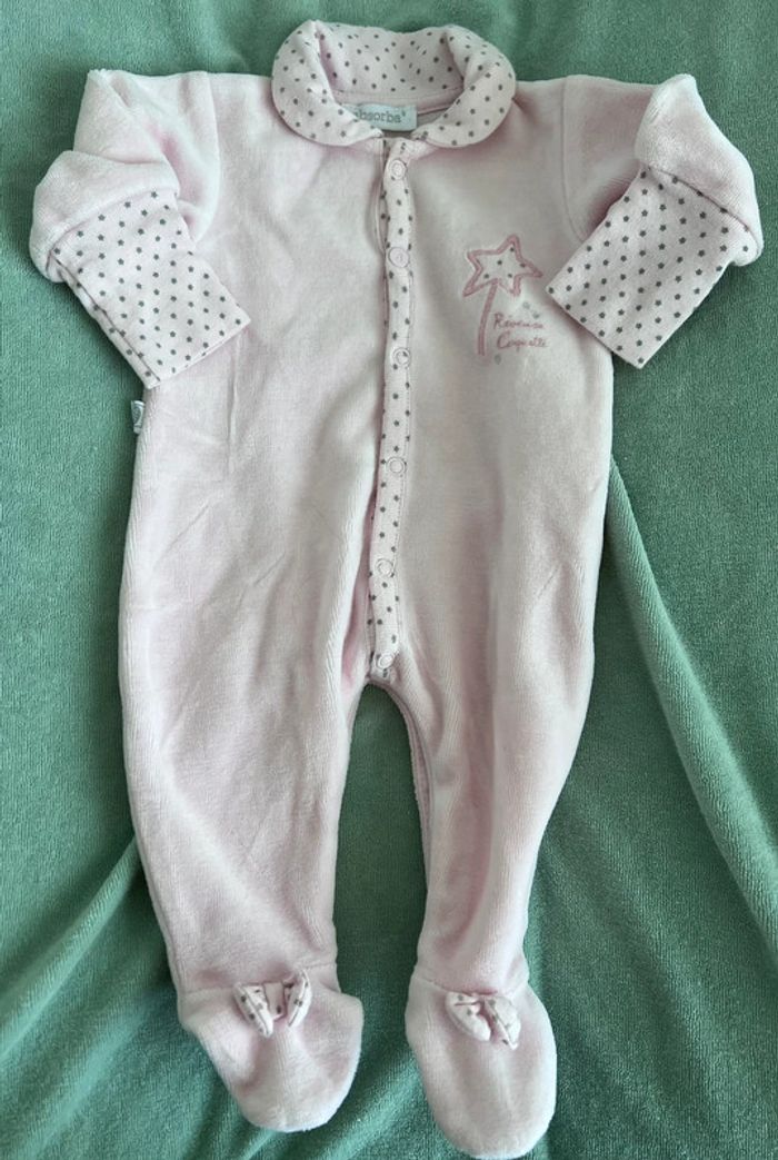 Pyjama /grenouillère rose Absorba taille naissance