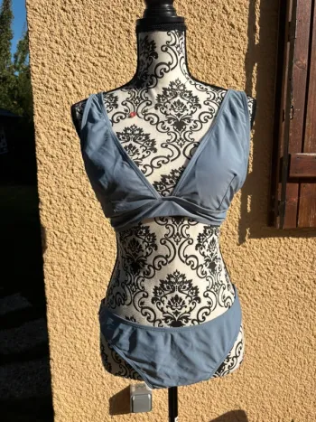 Maillot de bain 2 pièces taille XL