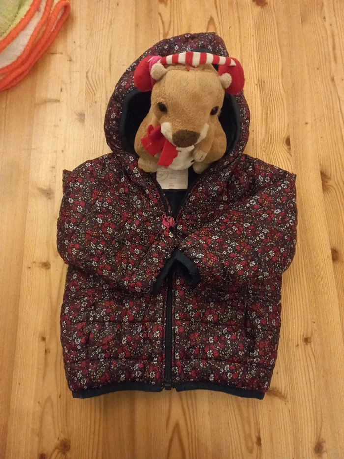 Veste fille fleurie de 12 a 30 mois - photo numéro 4