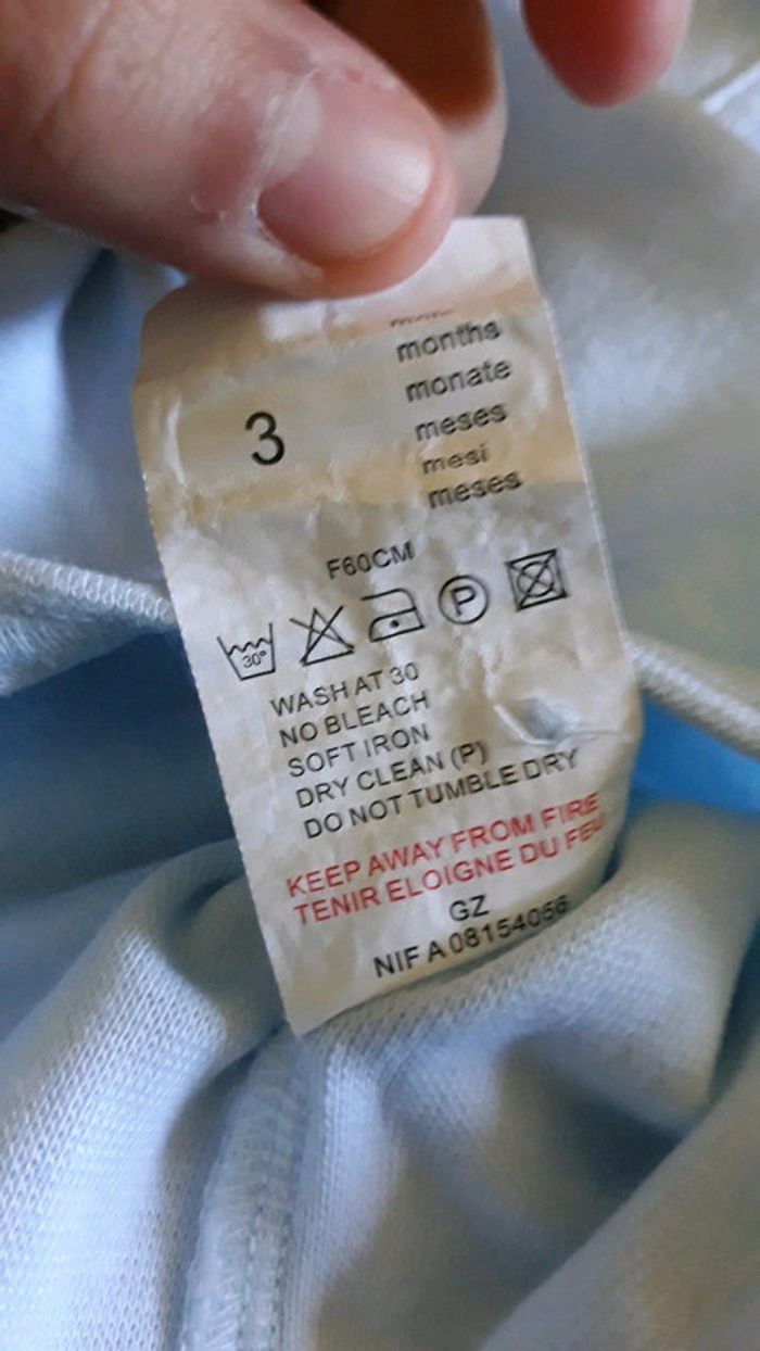 Lot de 2 bodies garçon 3 M - photo numéro 4