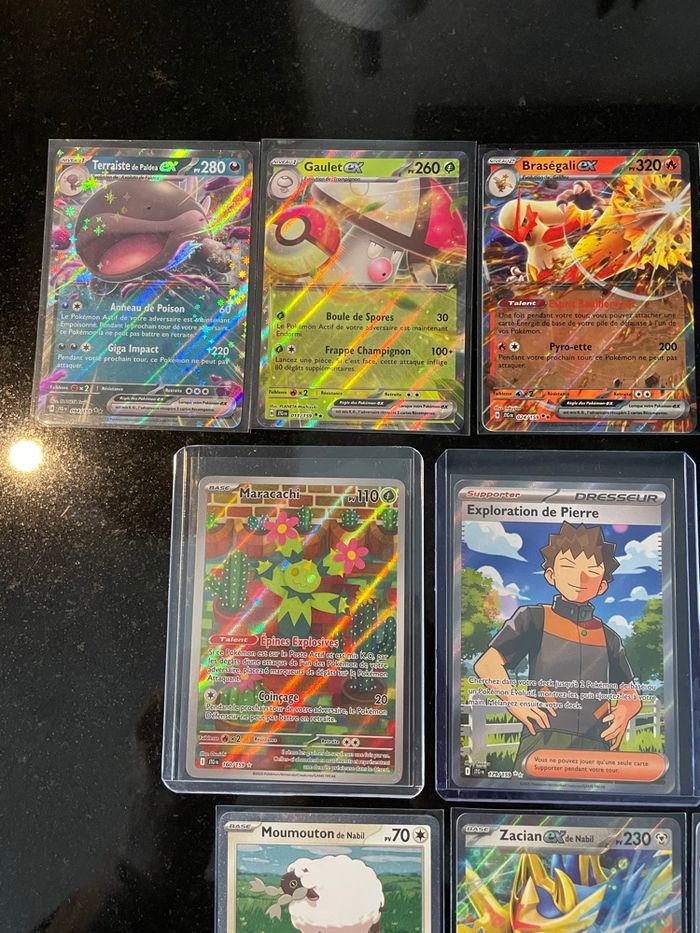 Lot de 11 cartes AR EX Full art EV09 aventure ensemble - photo numéro 3