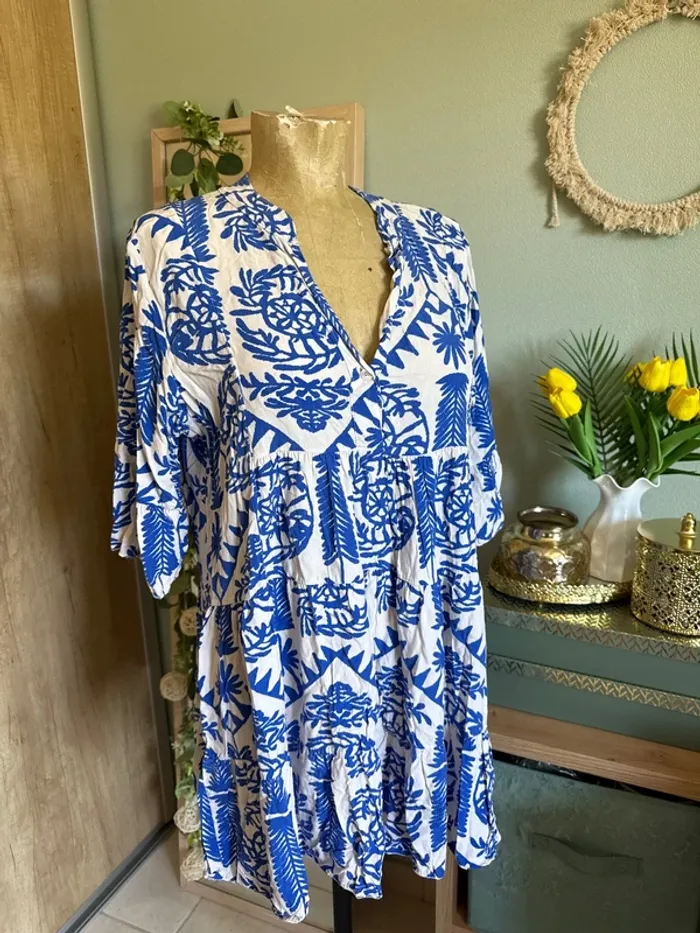 Jolie robe tunique fluide femme