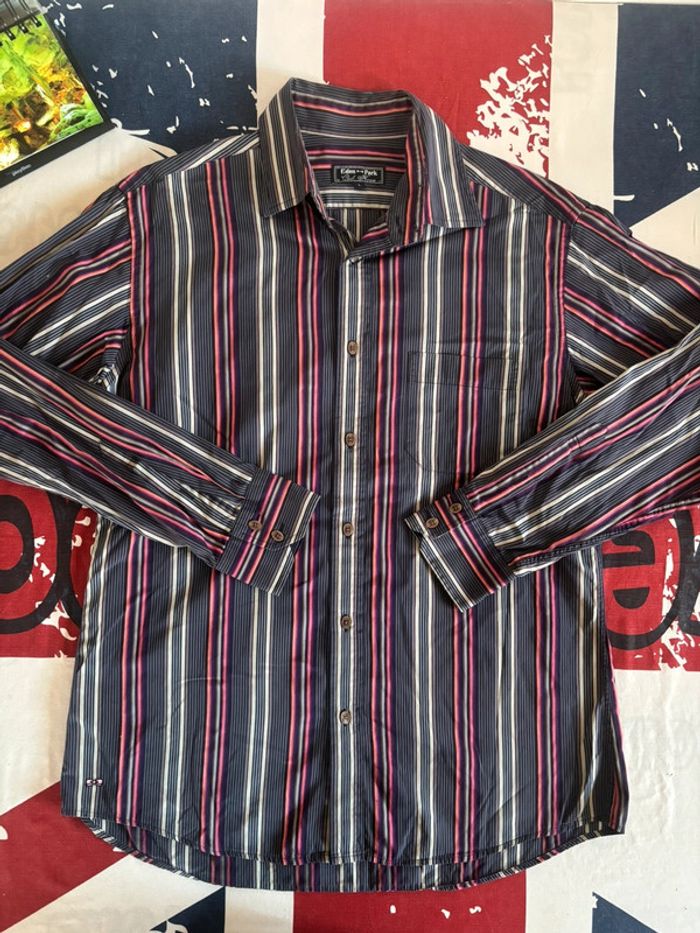 Chemise à rayures Eden Park - Taille L - photo numéro 2