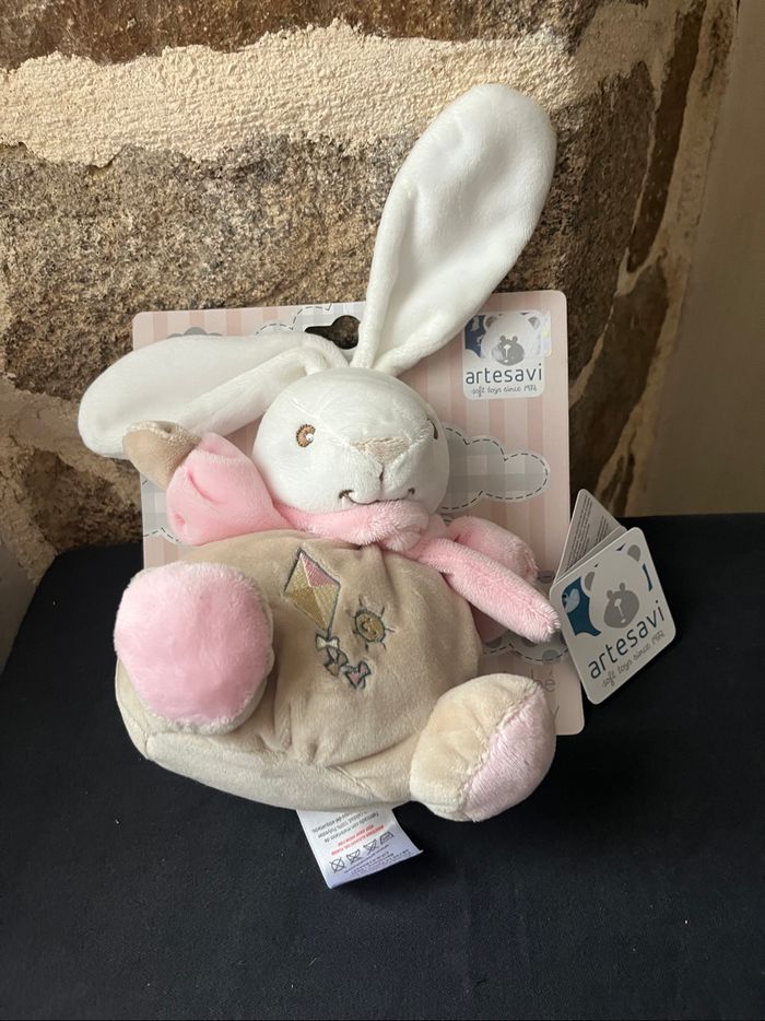 Doudou lapin neuf Artesavi - photo numéro 2