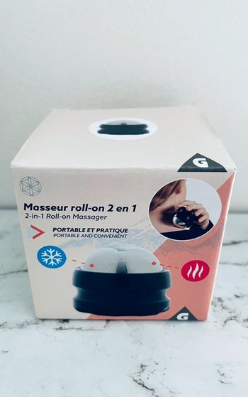 Masseur roll-on 2-en-1 marque Gifi Neuf