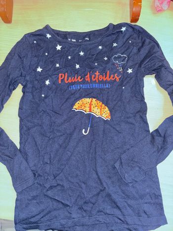 TEE shirt fille taille 10 ans manches longues