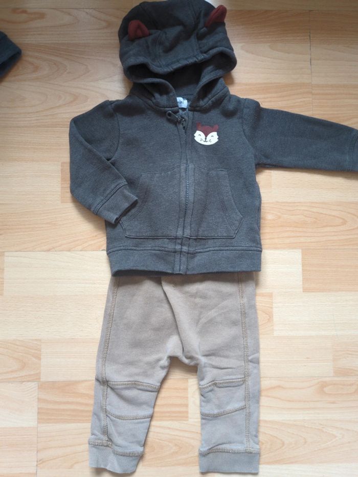 Gilet zippé + jogging