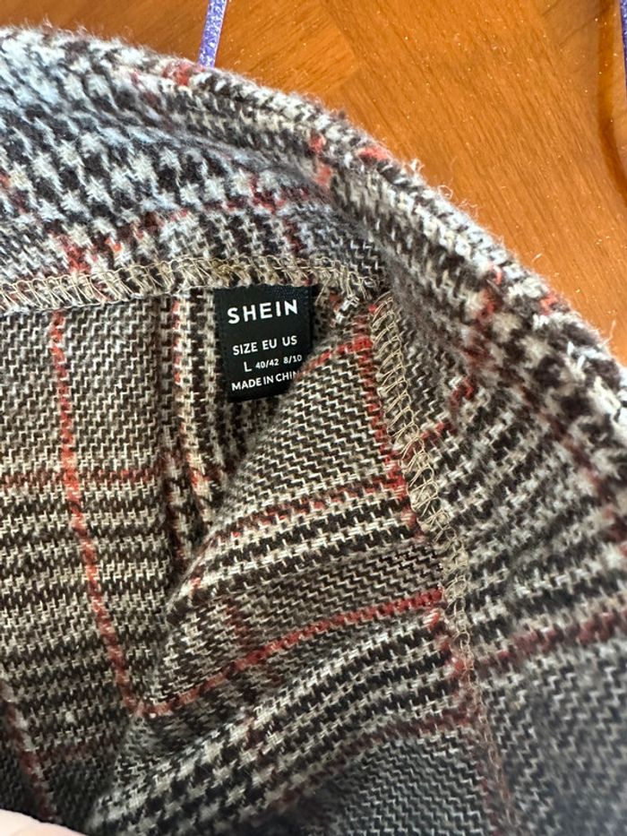 Jupe à carreaux Shein, taille L - photo numéro 3