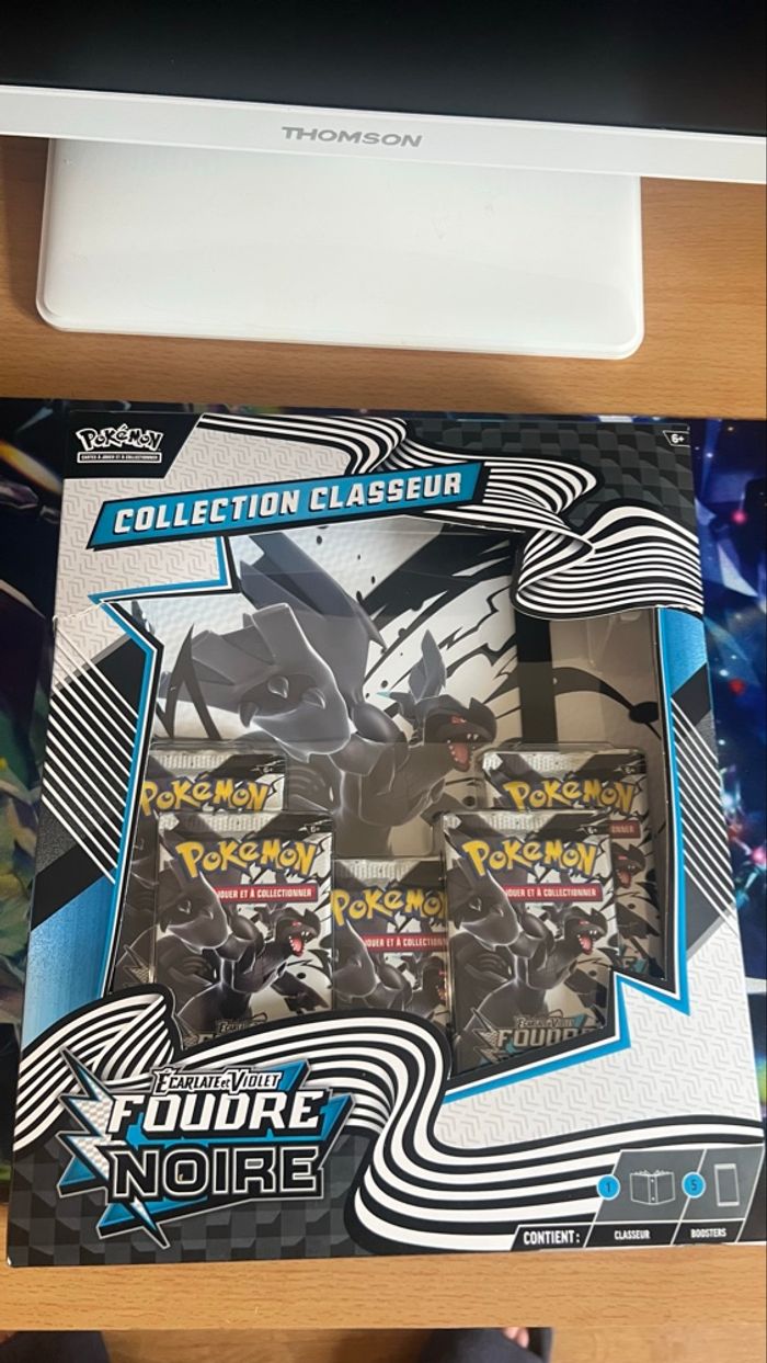 Duo de coffret classeur Pokémon foudre noire ex10.5 - photo numéro 8
