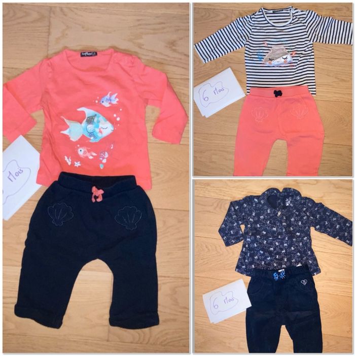 Lot 3 ensembles 6 mois
