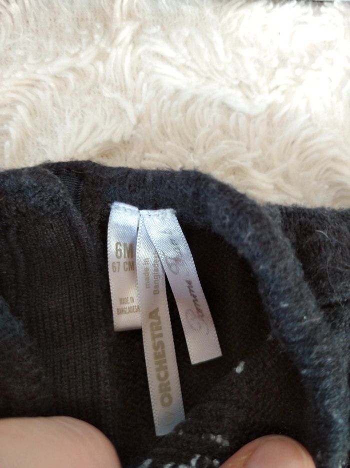 Robe pull Fille 6 mois Souris Orchestra Pomme Framboise - photo numéro 5