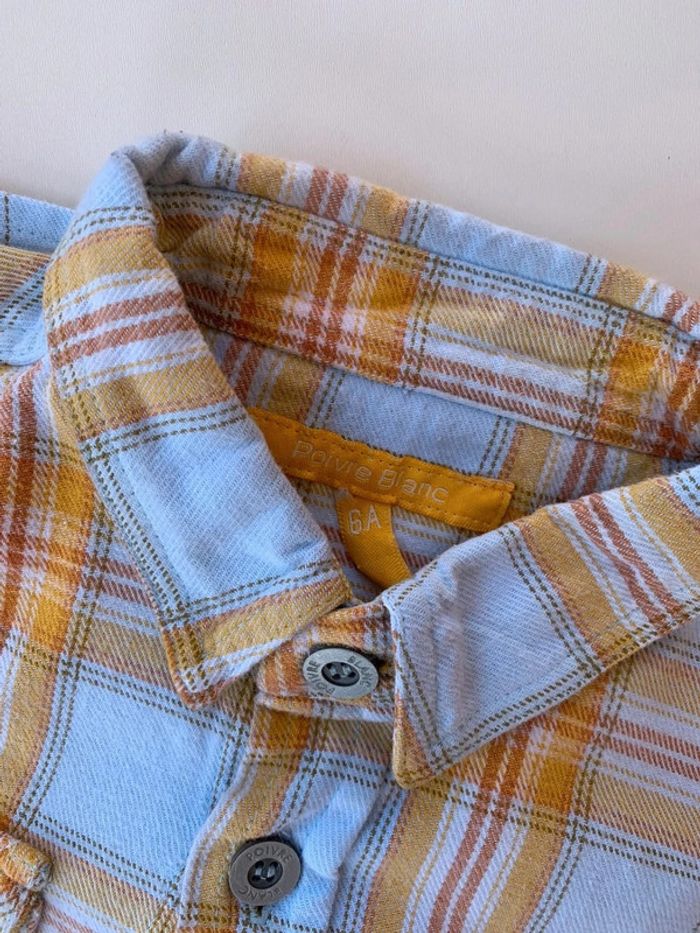 Chemise à carreaux Poivre blanc 6 ans - photo numéro 3