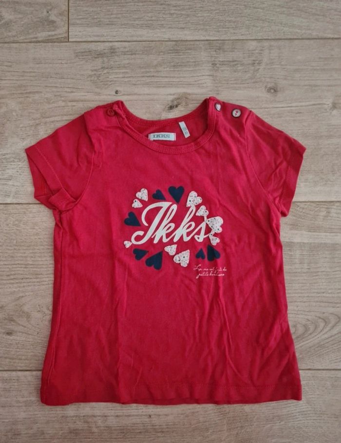 Lot Tee-shirts IKKS Billieblush 18 mois - photo numéro 2