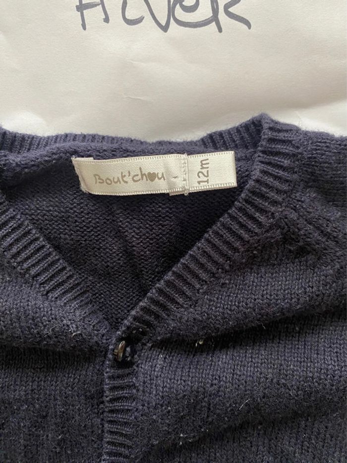 Lot de 3 pulls légers - 12 mois - Bout’chou, Kimbaloo - TBE - photo numéro 3