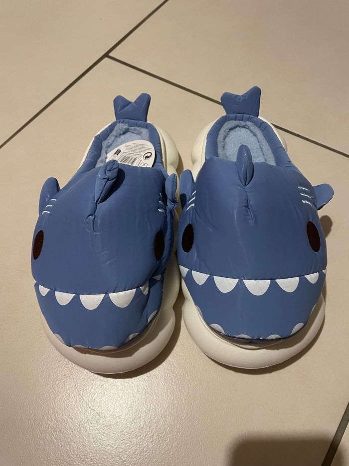 Chausson polaire requin
