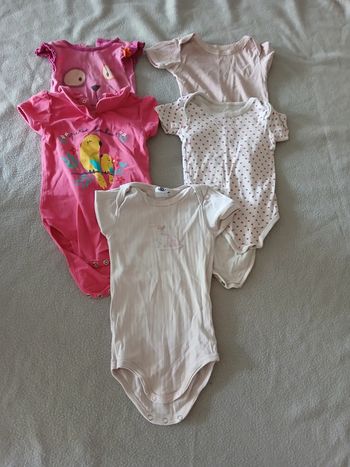 Lot bodies été 12 mois