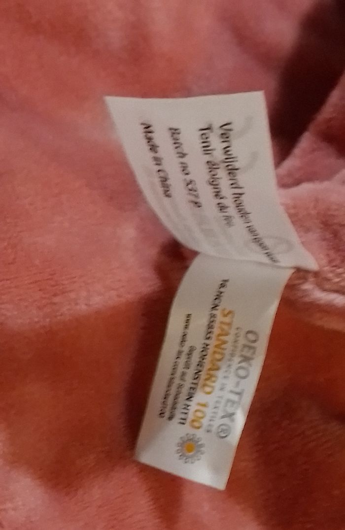 Doudou plat panthère  rose - photo numéro 5