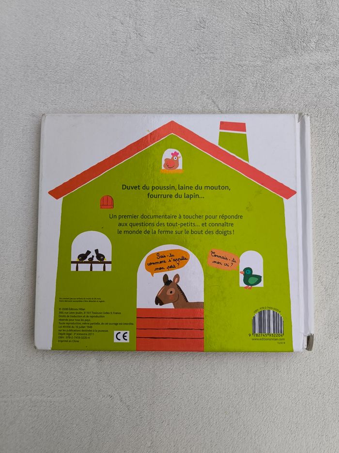 Livre Ma ferme à toucher Milan - photo numéro 3
