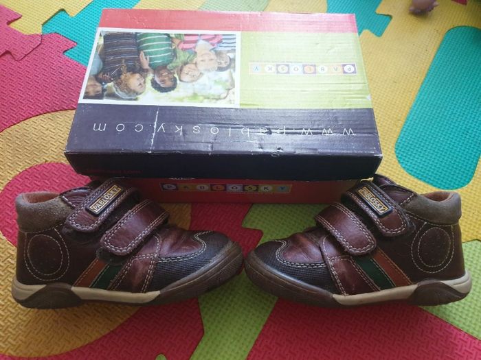 2 paires de chaussures garçon hiver taille 22 Pablovsky cuir - photo numéro 5