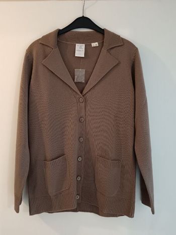 Gilet beige marron clair 38/40
