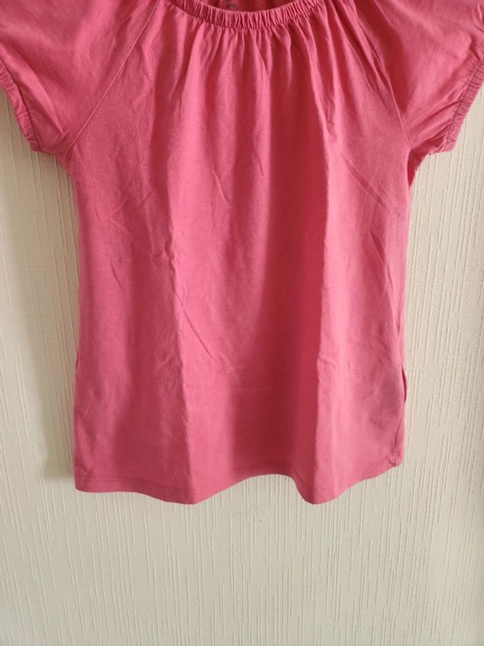 Tee-shirt manches courtes rose 6/8 ans H&M - photo numéro 5