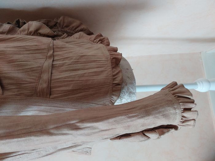 Veste Jacqueline Riu suédine beige taille 38 - photo numéro 6