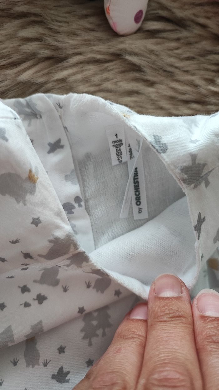 Robe blanche argent orchestra 1 mois - photo numéro 3